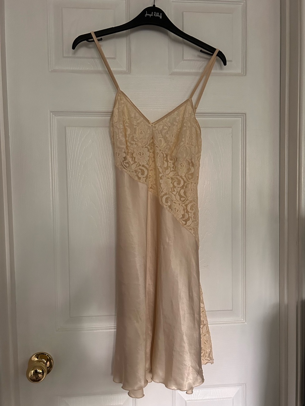 Cream Satin Nightdress